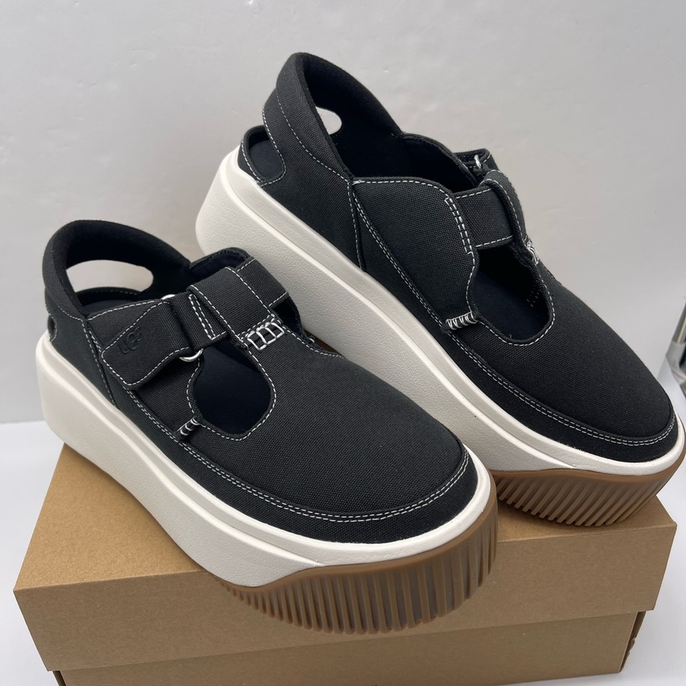 UGG
W / 1167500
W EZ-DUZZIT T-STRAP Ez-Duzzit Platform T-Strap Sneaker Black - Picture 6 of 16